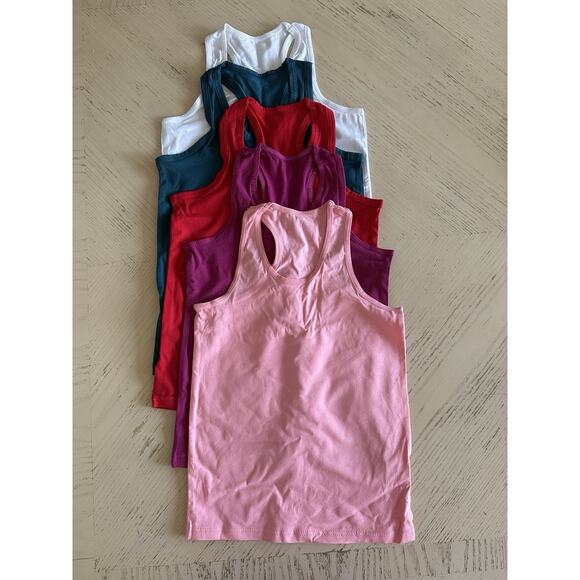 Set Of (5) Girls Tank Tops Sz L - Picture 1 of 4